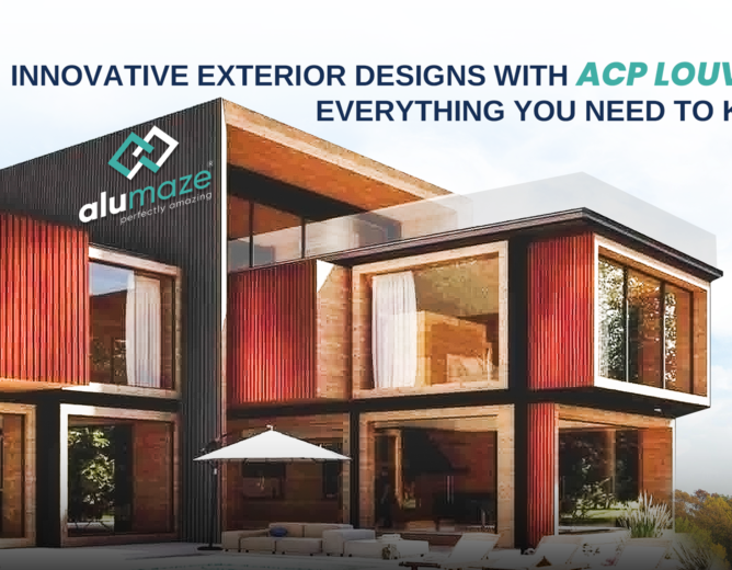 Innovative Exterior Designs with ACP Louvers: Everything You Need to Know